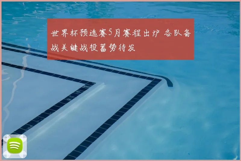 世界杯预选赛5月赛程出炉 各队备战关键战役蓄势待发